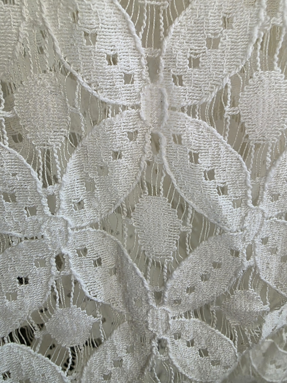 Ashley Stewart White Crochet Wide-Leg Pants - Picture 5 of 6
